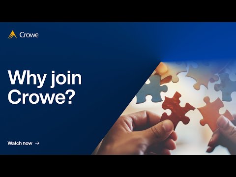 Why join Crowe?