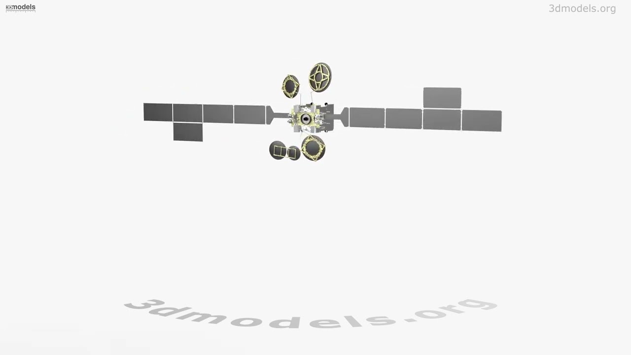 Eutelsat 10B Satellite 3D model by 3DModels.org