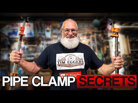 Part of a video titled Everything I Know About Pipe Clamps - YouTube