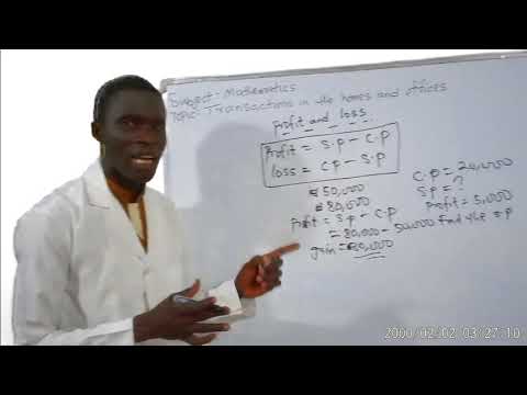 PERCENTAGE GAIN/LOSS AND DISCOUNT