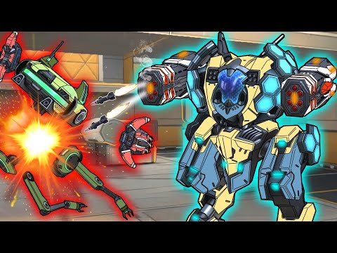 Missile Rack 12 AEGIS , Mech Arena funny video .