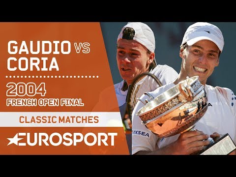 Gastón Gaudio vs Guillermo Coria | French Open 2004 Men's Final Highlights | Eurosport