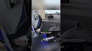 Biker Gets an Unexpected Surprise…