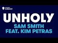 Sam Smith - Unholy (Lyrics) ft. Kim Petras | KARAOKE