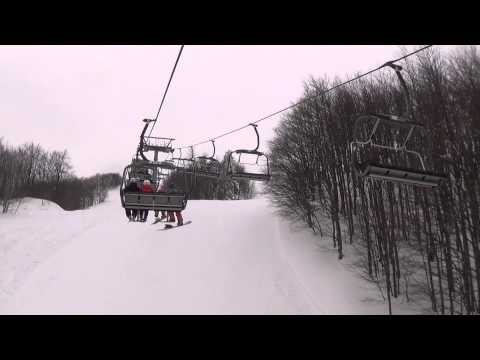 Risalita integrale seggiovia Leitner "Direttissima" in HD - Corno alle Scale (BO) / Chairlift / 索道