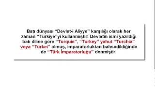 OSMANLININ GERÇEK ADI ! OSMANLI ADI SONRADAN UYDURULDU !!!