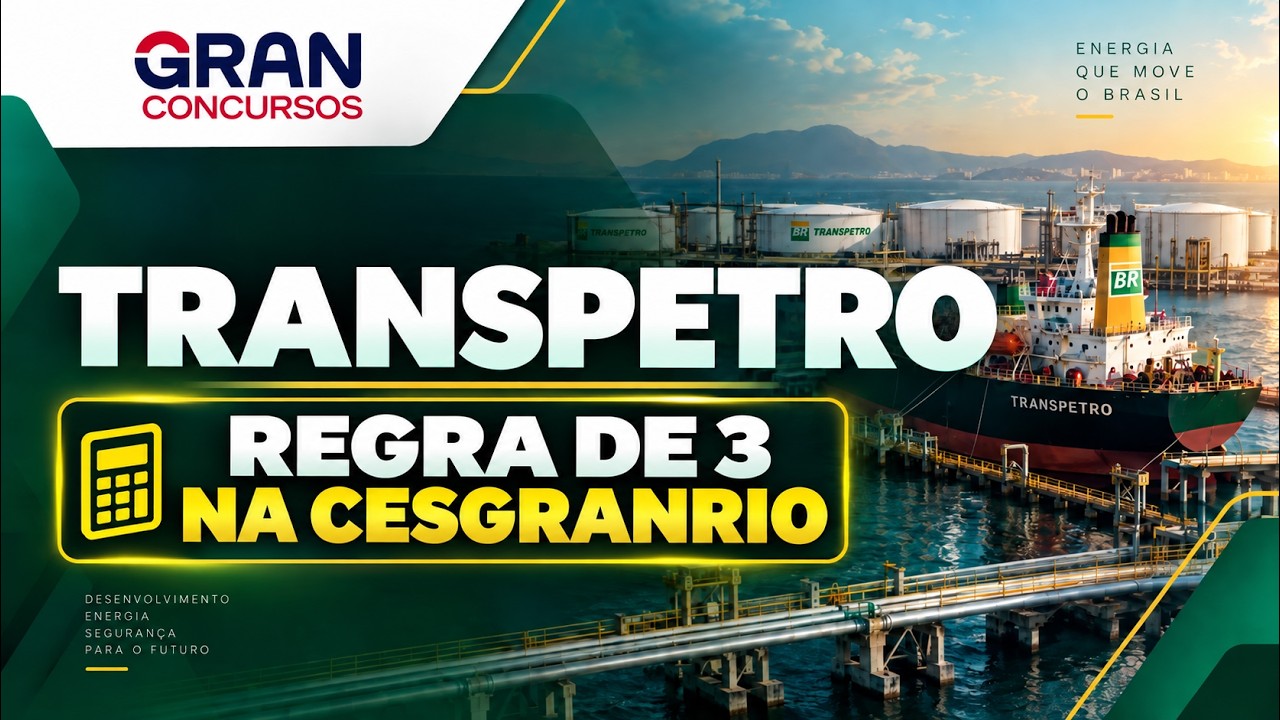 Regra de Três e Conjuntos Numéricos para a Transpetro | Questões Cesgranrio