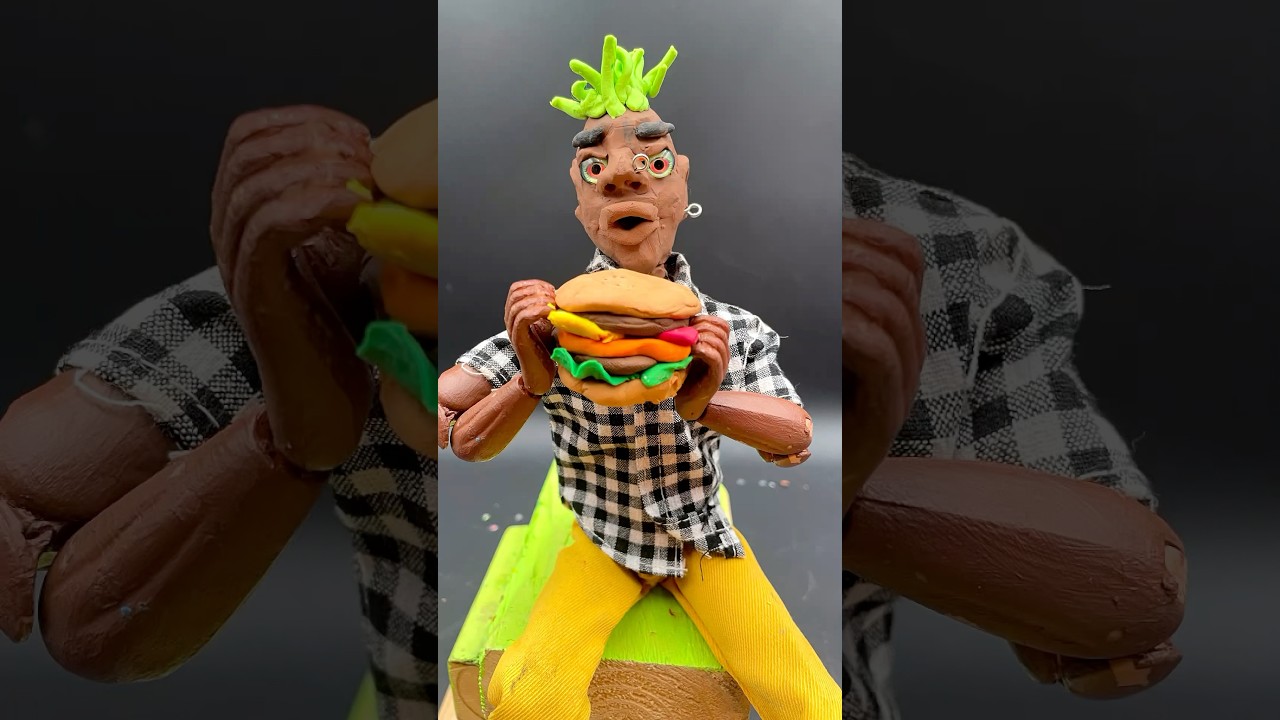 Stopmotion Behind the Scenes Hamburger Challenge