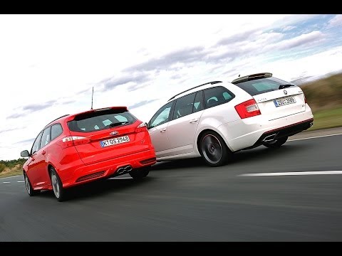 Skoda Octavia Combi RS vs. Ford Focus ST Estate