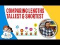 Comparing Lengths | Tallest and Shortest | Kids Academy