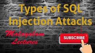 Types of SQL Injection Attack