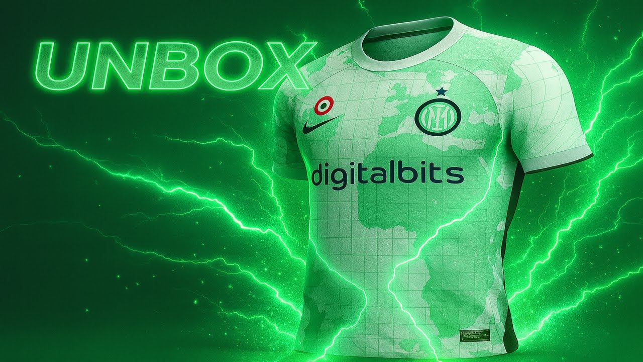Inter Milan football shirt AWAY kit 2022/2023 (Player Issue) Unboxing & Review / ASMR
