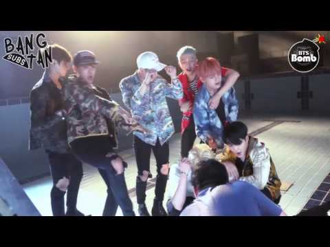 [ENG] 160614 [BANGTAN BOMB] 'FIRE' MV Shooting - Free gesture Time