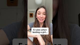 5 rules when texting a girl… #datingcoachformen #datingadvice #datingtips #texting