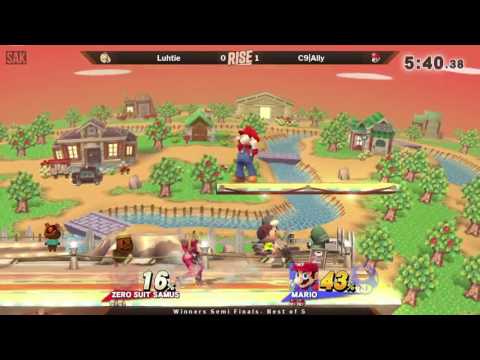 Rise 2017 Winners Semis - Luhtie (Zero Suit Samus) vs C9|Ally (Mario)