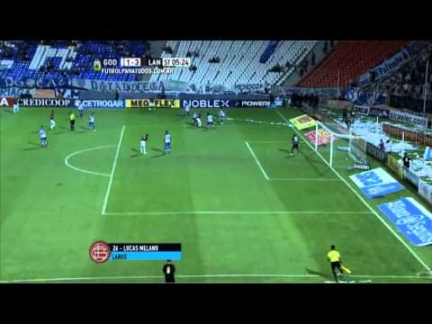 Gol de Melano. Godoy Cruz 1 Lanús 3.Fecha 5.Torneo Primera División 2015.FPT