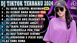 Download lagu DJ TIKTOK TERBARU 2024 - DJ GARA GARA SEBOTOL MINUMAN | DJ CIINAN BANA REMIX FULL BASS VIRAL TIKTOK mp3