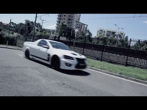 Supercharged HSV Maloo Black edition Freeway Run by FLDesigned -One BAD ASS ute...WTF317!