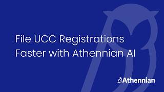 File UCC Registrations Faster with Athennian AI