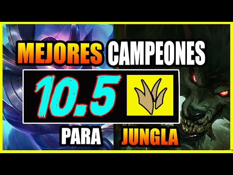 5 Mejores JUNGLAS S10 | Parche 10.5 | Tier List S+ | GUÍA LOL - #GagoOP