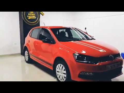 Waxing on Volkswagen Polo