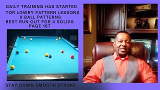 8 BALL BEST RUN OUT 4  BALLS SOLIDS PATTERNS p 187