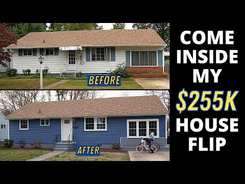 before and after $255,000 house fix and flip-numbers-big profit