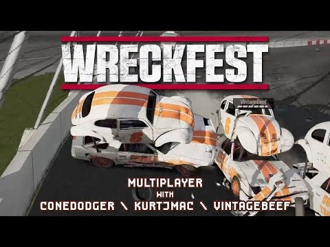 WRECKFEST for Breakfast - 23 - Schoolbus VS Cars