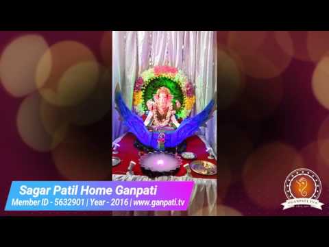 Sagar Patil Home Ganpati Decoration Video