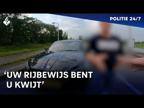 77 kilometer te hard in een BMW | POLITIE 24/7