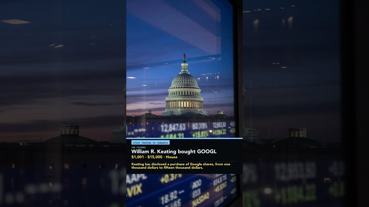 Video: Rep. William R. Keating discloses $1K-$15K GOOGL purchase