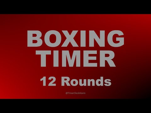 Boxing Timer 🔴 12 Rounds x 3 minute with + 1 Minute Breaks 🥊 Training Timer 🥊 (No Music)