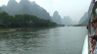 Video : China : Li River 漓江 cruise, GuangXi province