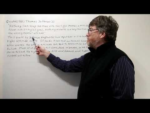 Tutor Nick P Quotes 62 Thomas Jefferson - Nothing Can Stop the Man With ...
