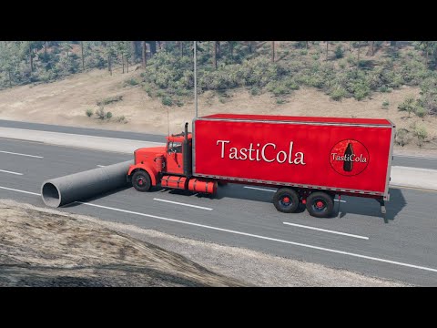 Mobil vs Low Pipes #1 - BeamNG Drive