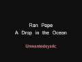 Ron Pope - A Drop in the Ocean [with lyrics] 
