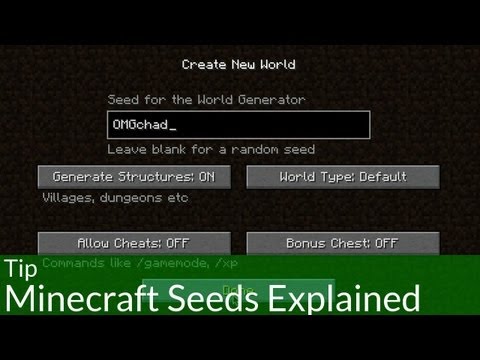 Tip: Minecraft Seeds Explained