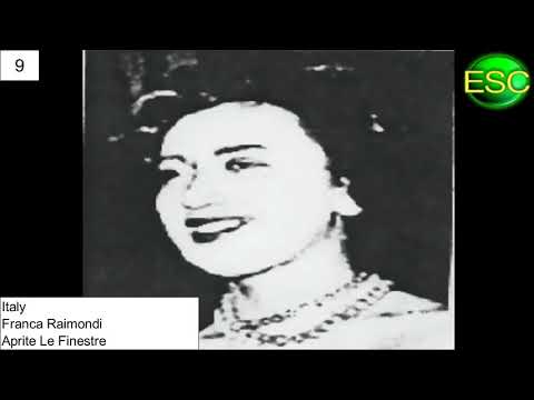 Eurovision 1956 - My Top 14