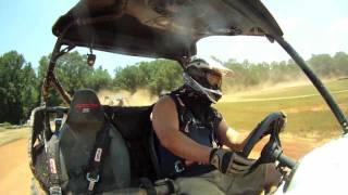 preview picture of video 'Durhamtown 2011 - RZR 900 XP, RZR S, GoPro, Drift, Race, Jump'