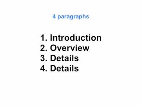 IELTS Writing Task 1: you need a method