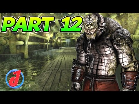 KILLER CROC! BATMAN: Return to Arkham - Arkham Asylum Walkthrough PART 12