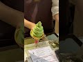 Matcha Green Tea Ice Cream In Osaka