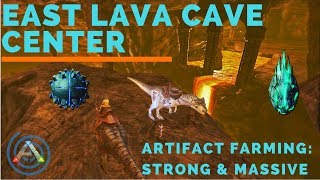 Artifact of the Massive and Strong: Ark East Lava Cave Walk Through - Locations and Loot Crates