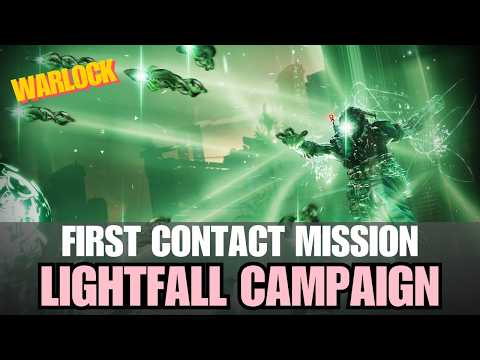 Solo Legendary "First Contact" Mission on Warlock - Solo Lightfall Campaign - Cutscenes [Destiny 2]