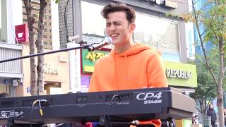 181022 Zak Abel 잭 아벨 Beautiful Escape / Busking in Seoul, Korea