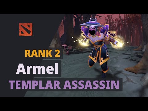 Armel (Rank 2) plays Templar Assassin Dota 2 Full Game