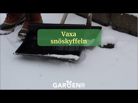 Vaxa snöskyffeln - Trädgårdshacks med GardenR
