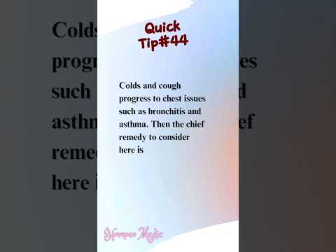 Quick tip#44 @homoeomedic #dulcamara #homoeopathy