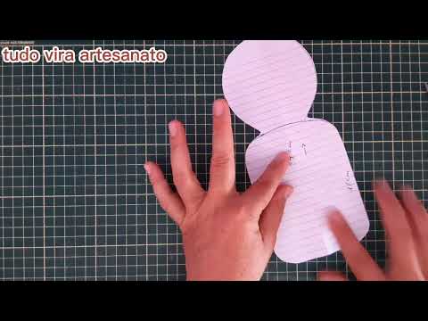 Você quer fazer boneca de pano e não tem molde? Improvise seu próprio molde #bonecasdepano