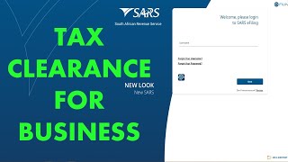 Get a SARS Tax Clearance Certificate (PIN) for my business/company ONLINE